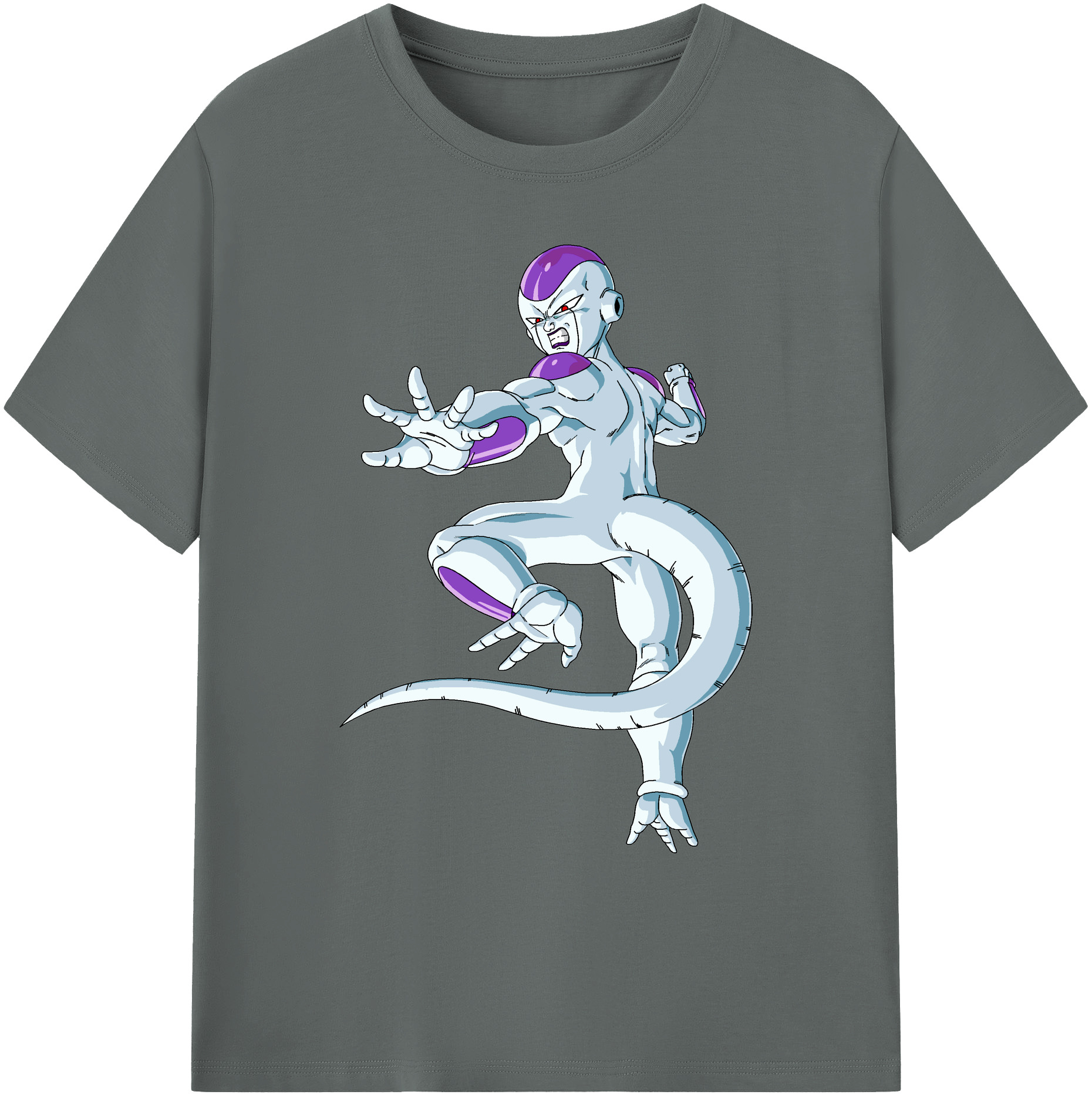 （画像用） ドラゴンボール フリーザ DRAGON BALL Frieza 綿100％ メンズ半袖Tシャツ｜肌触りやわらか＆通気性